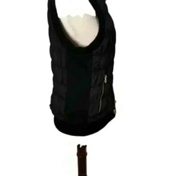 Calvin Klein black Quilted Puffer Front Zip Fully Lined Vest Women’s Size Large‎ - Picture 8 of 12